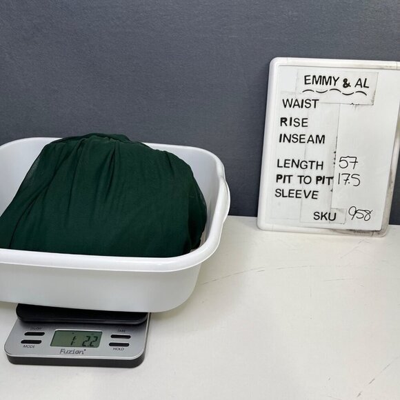 Birdy Grey Jan Dress Size M Emerald Green Low Back Bridesmaid Formal Pockets NEW - Picture 14 of 14